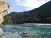 Summer fly fishing Slovenia